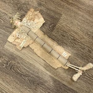 Vintage Angel Hanging Decoration with thin twine for hanging. Size 9x20